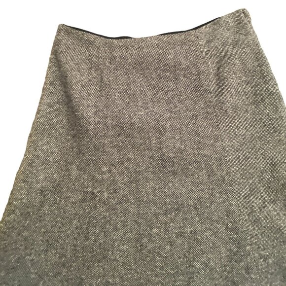 Gap Tweed Flare Bottom Midi-Skirt-Black/White/Gray-Size 8-GUC - Picture 3 of 6